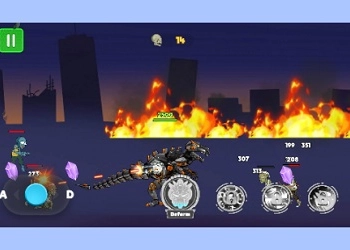 Roboter Terminator T-Rex Spiel-Screenshot