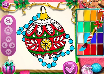 Санта-Клаус Рождество Раскраски скриншот игры