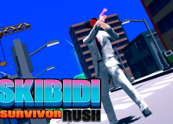 Corrida Do Sobrevivente Skibidi captura de tela do jogo