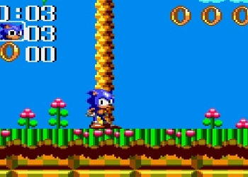 Sonic Chaos schermafbeelding van het spel