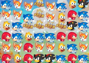 Sonic-Match3 Spiel-Screenshot