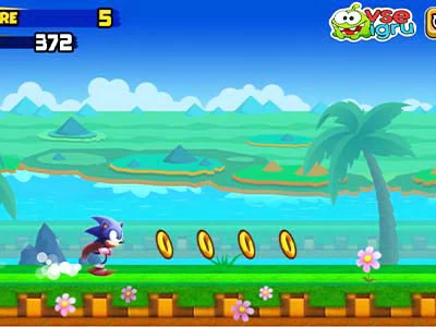 Sonic Run captură de ecran a jocului