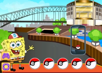 Bob L'éponge Pokémon Go capture d'écran du jeu
