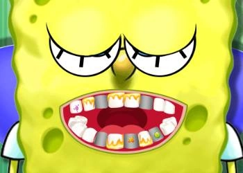 SpongeBob la dentist. captură de ecran a jocului