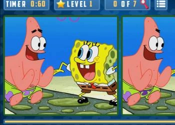 Spongebob: ค้นหาความแตกต่าง ภาพหน้าจอของเกม