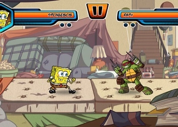 Gry Spongeboba: Super Brawl World zrzut ekranu gry