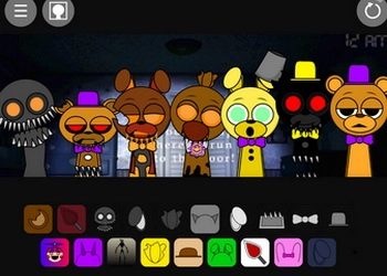 Sprunki FNAF 4 játék képernyőképe