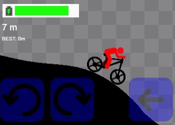 Stickman Bike Runner pamje nga ekrani i lojës