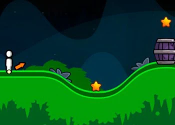 Stickman Golf Online schermafbeelding van het spel