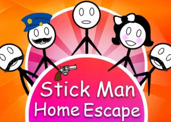 Arratisje Në Shtëpi Stickman pamje nga ekrani i lojës