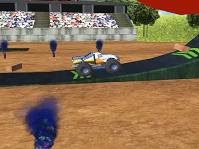 Monstros Acrobáticos 3D captura de tela do jogo