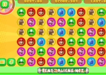 Super Mario Crush Saga-Puzzle Spiel-Screenshot