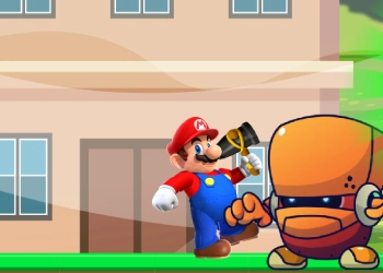 Super Mario Rennen En Schieten schermafbeelding van het spel