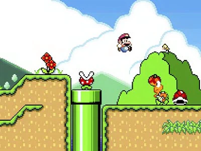 Super Mario World: ลุยจิคือวายร้าย ภาพหน้าจอของเกม