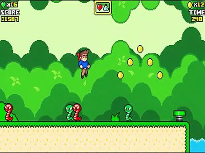 Super Steve World screenshot del gioco