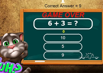 Talking Tom - Math Test Challenge խաղի սքրինշոթ