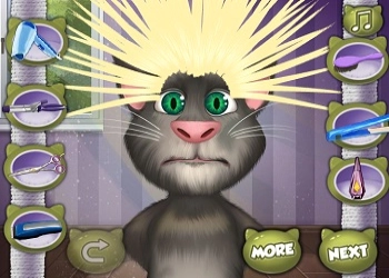 Salon Rambut Talking Tom tangkapan layar permainan