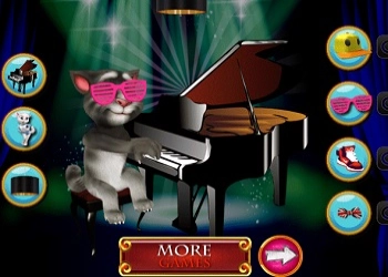 Talking Tom Piano Game Online for Free on NAJOX.com