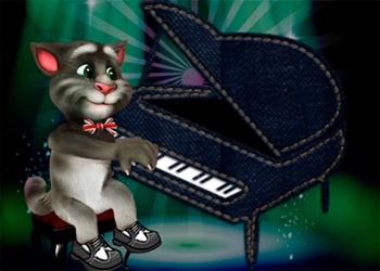 Beszélő Tom Piano Time játék képernyőképe