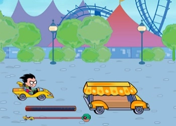 Teen Titans Go! Giochi: Robin Contro See-More screenshot del gioco