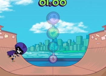 Teen Titans Go! Jogos: Rock-n-raven captura de tela do jogo