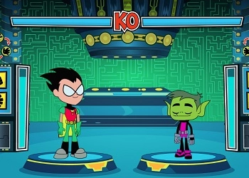 Teen Titans Go! Jocuri: Turnul de Antrenament captură de ecran a jocului