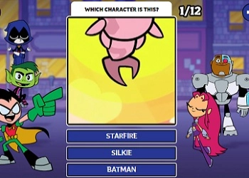 Teen Titans Go lähedalooke test mängu ekraanipilt