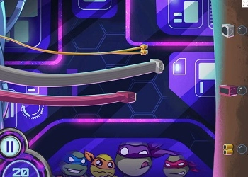 Genç Mutant Ninja Kaplumbağalar Hacking Saldırısı oyun ekran görüntüsü