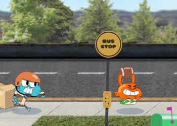 Удивительный Мир Gumball Go Long скриншот игры