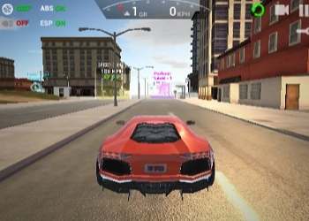 Carrera A Gran Velocidad 3D captura de pantalla del juego