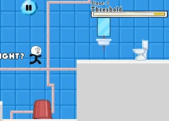 Trollface: Course Aux Toilettes capture d'écran du jeu