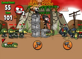 Zombies Cant Jump ảnh chụp màn hình trò chơi